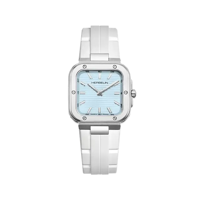 herbelin-cap-camarat-square-dame-bleu-arctique-blanc image 1