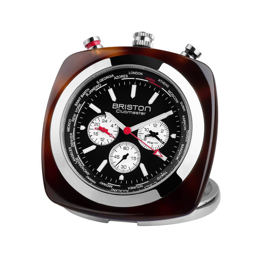 briston-clubmaster-travel-clock-r-veil-50-mm-noir image 1