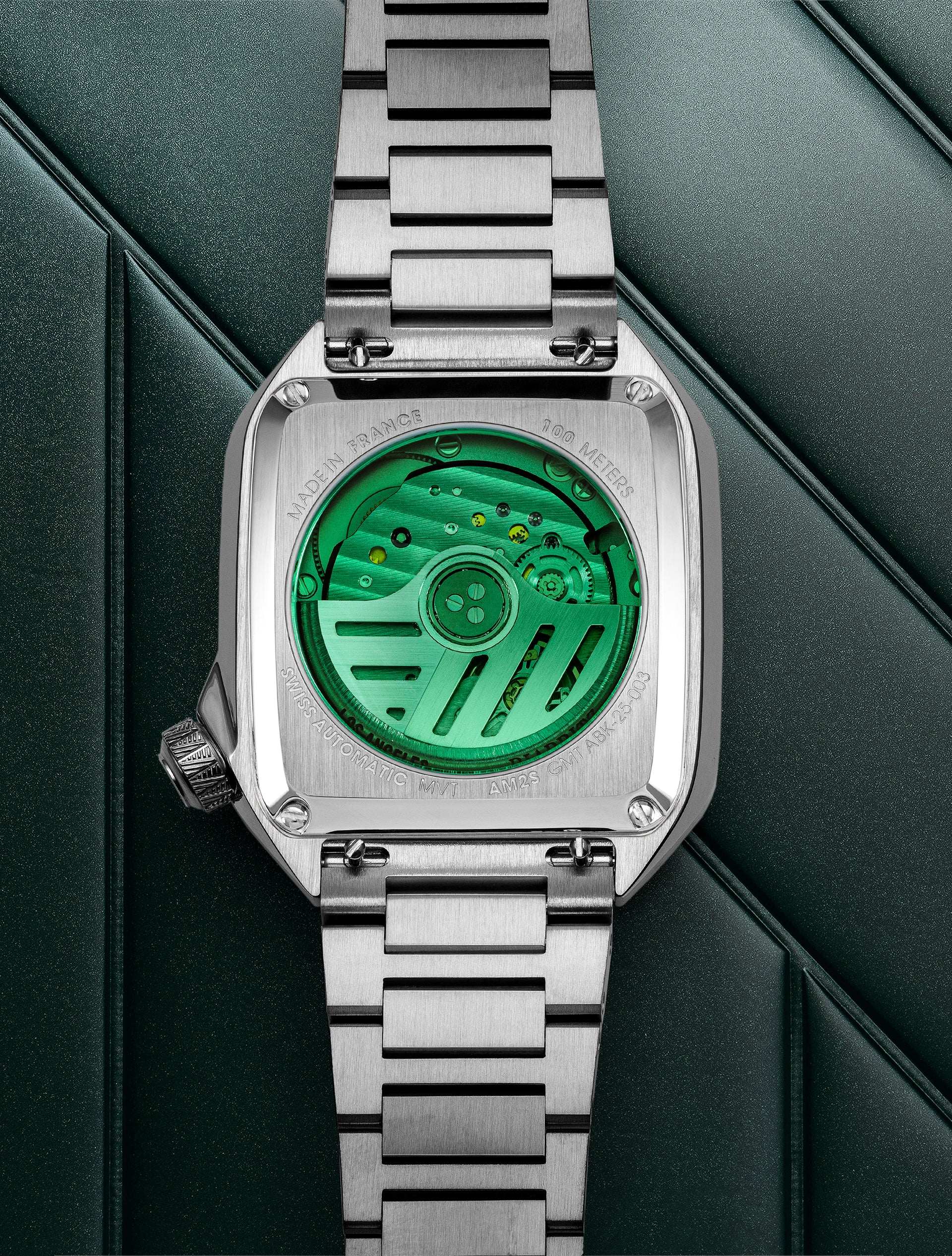march-la-b-am2-slim-gmt-automatique-shelter-36-mm-montre-homme-gmt-cadran-noir image 7