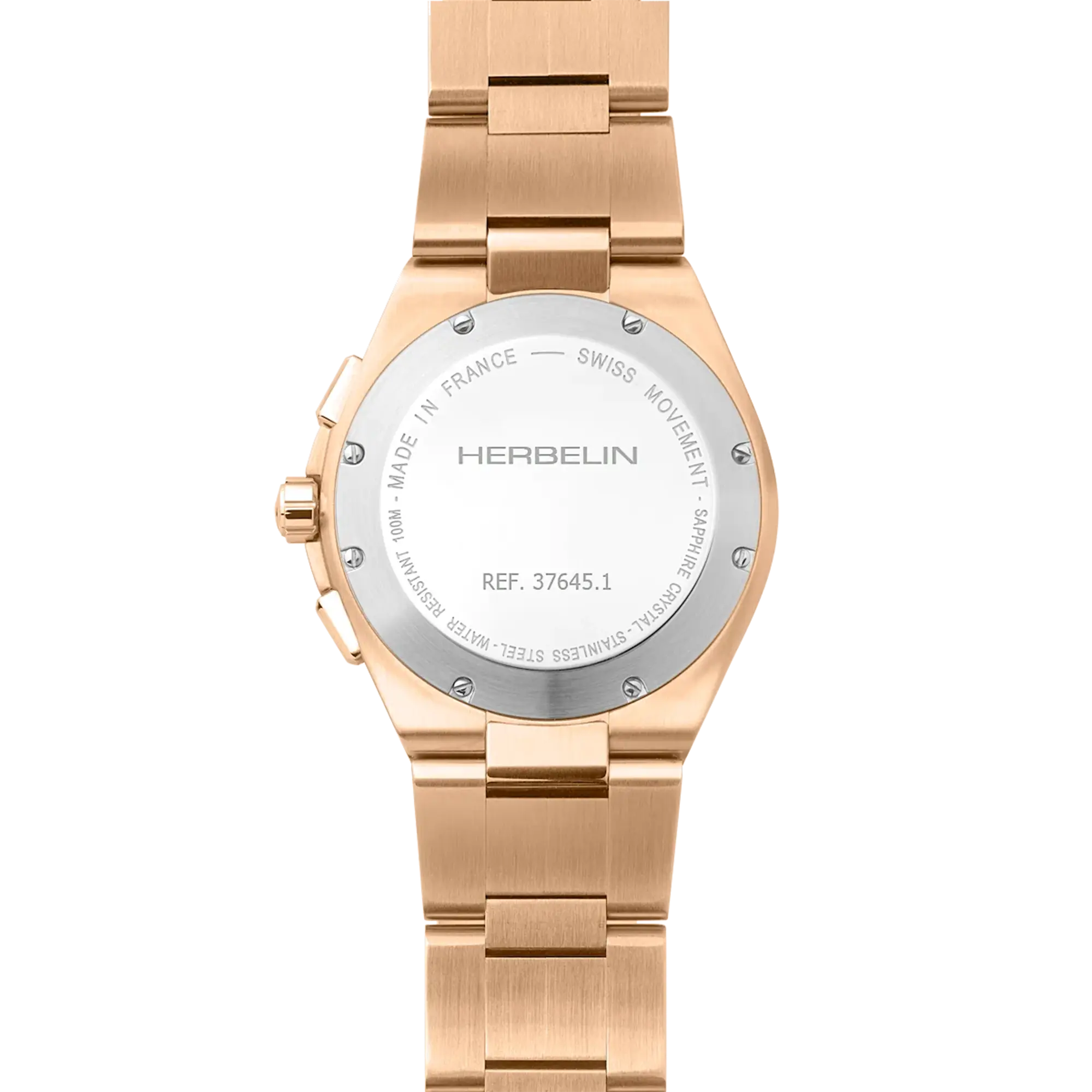herbelin-cap-camarat-chronographe-acier-pvd-or-rose-homme image 4