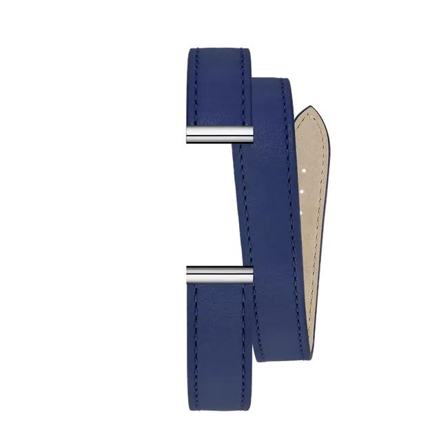herbelin-antar-s-bracelet-double-tour-cuir-bleu-oc-an-nappa image 1