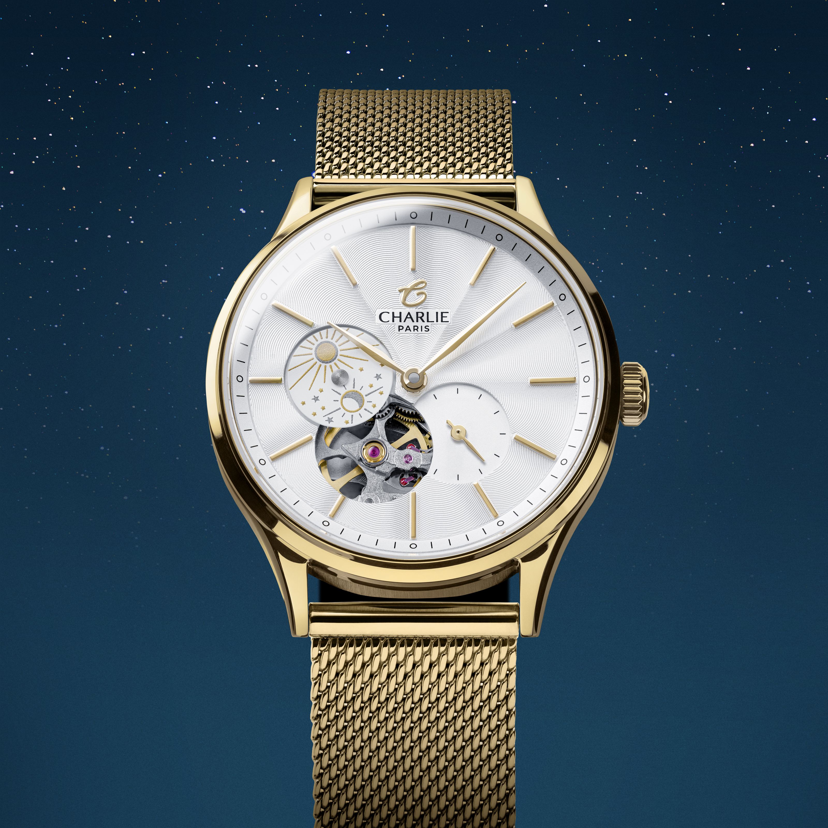 charlie-paris-initial-36-c-ur-ouvert-jour-nuit-montre-automatique-femme-36-mm-do-2 image 7