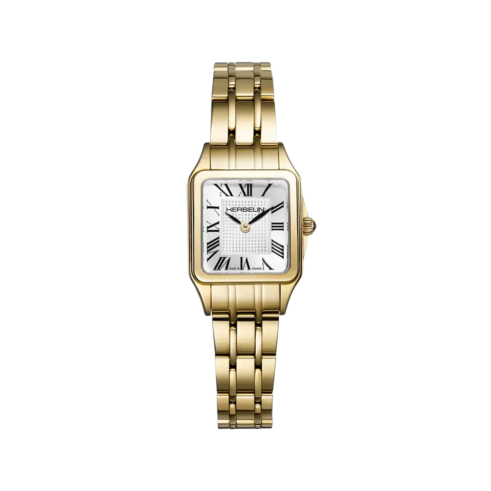 herbelin-luna-mini-quartz-pvd-or-jaune-femme-18-6-mm image 1