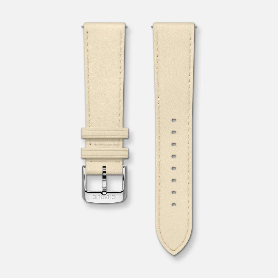 charlie-paris-bracelet-montre-cuir-sable-20mm-homme image 1