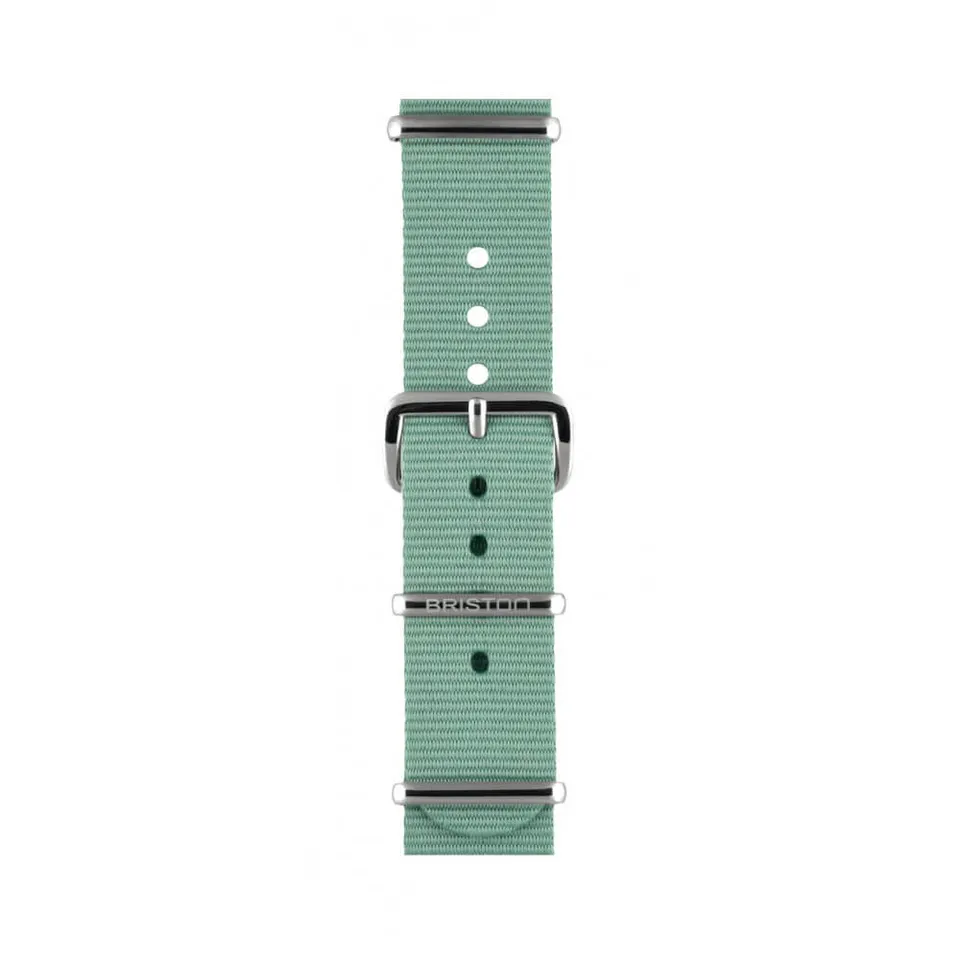 briston-bracelet-type-nato-vert-d-eau-18-mm-nylon image 1