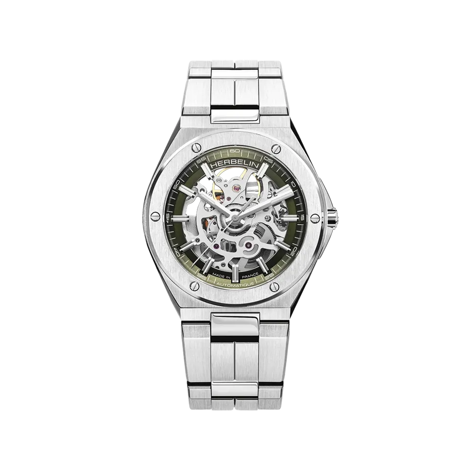 herbelin-cap-camarat-automatique-squelette-acier-montre-homme image 1