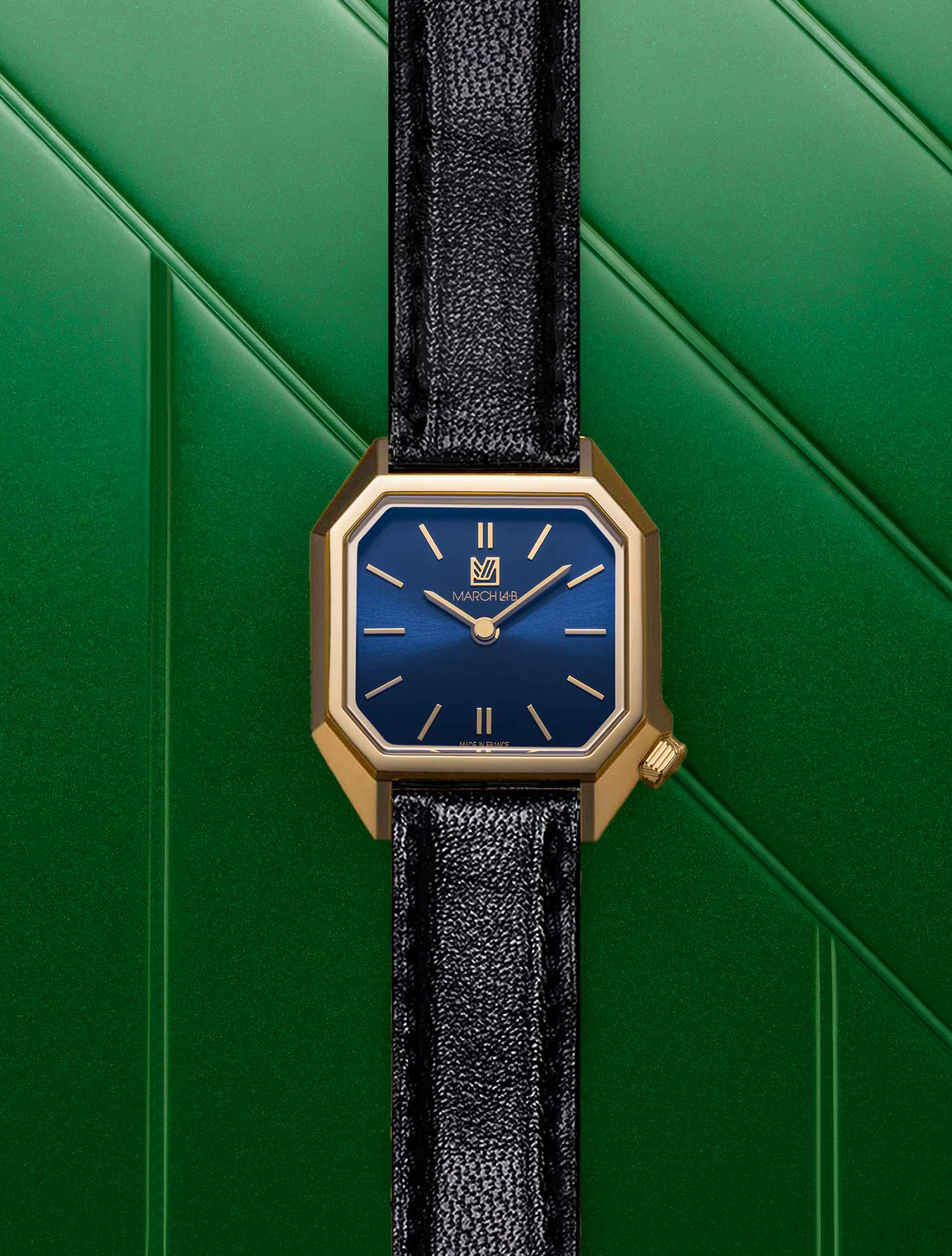 march-la-b-lady-mansart-amiral-montre-femme-octogonale-26-mm-cadran-bleu image 4