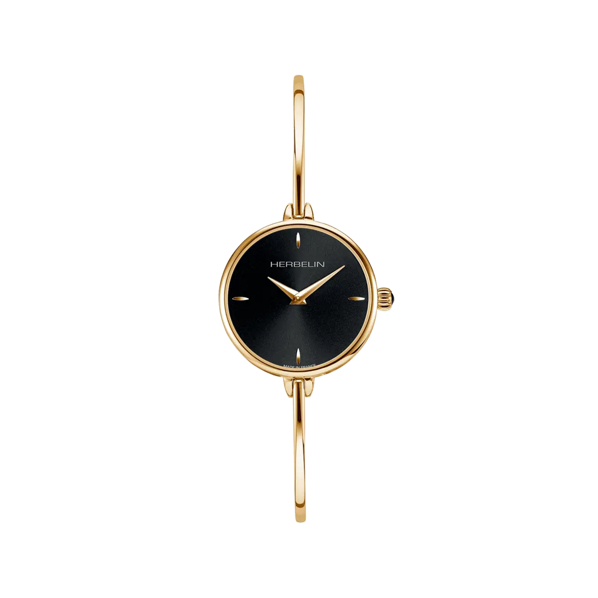 herbelin-fil-quartz-ronde-dor-noir-montre-femme image 1