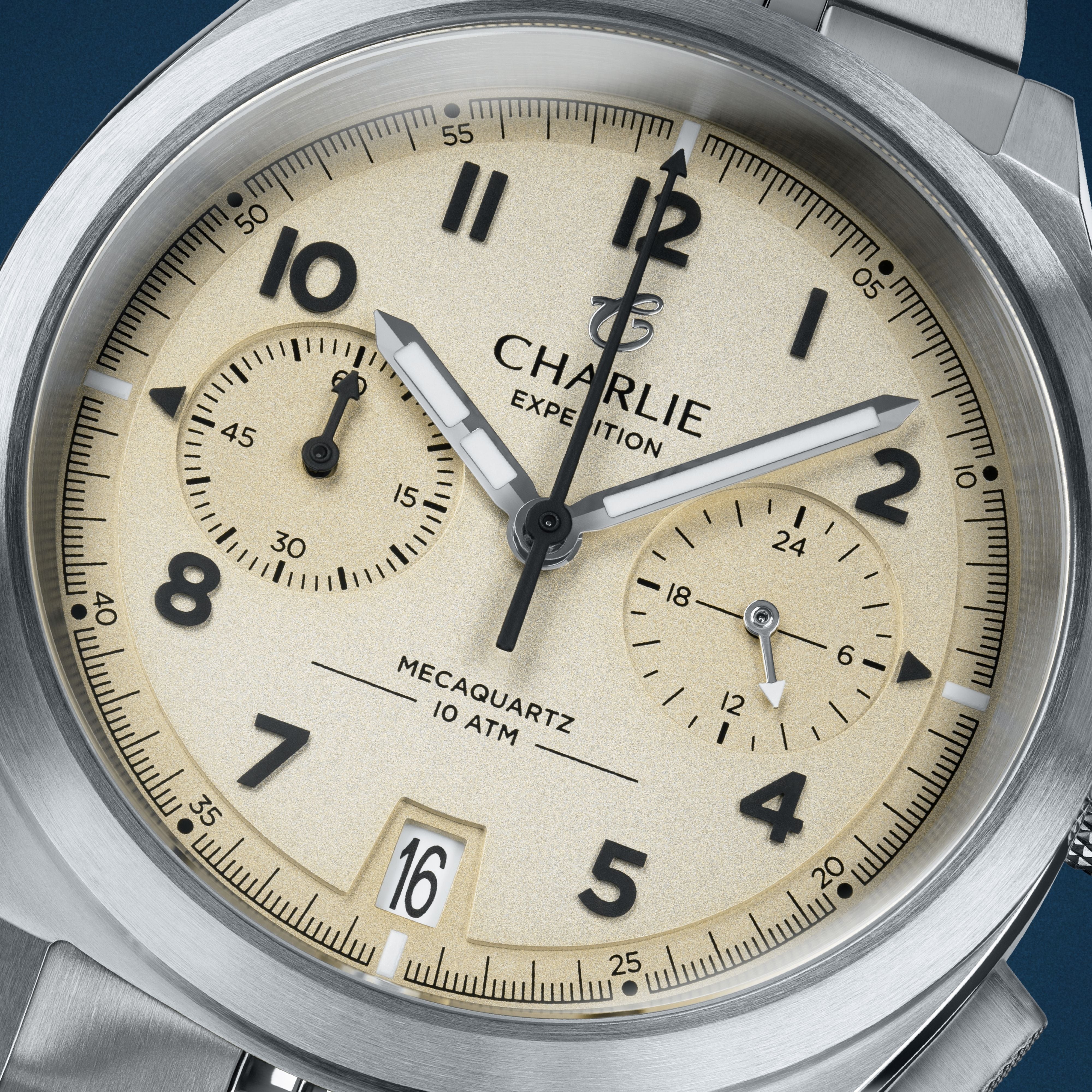 charlie-paris-gr-chronographe-montre-homme-39mm-cadran-beige image 3