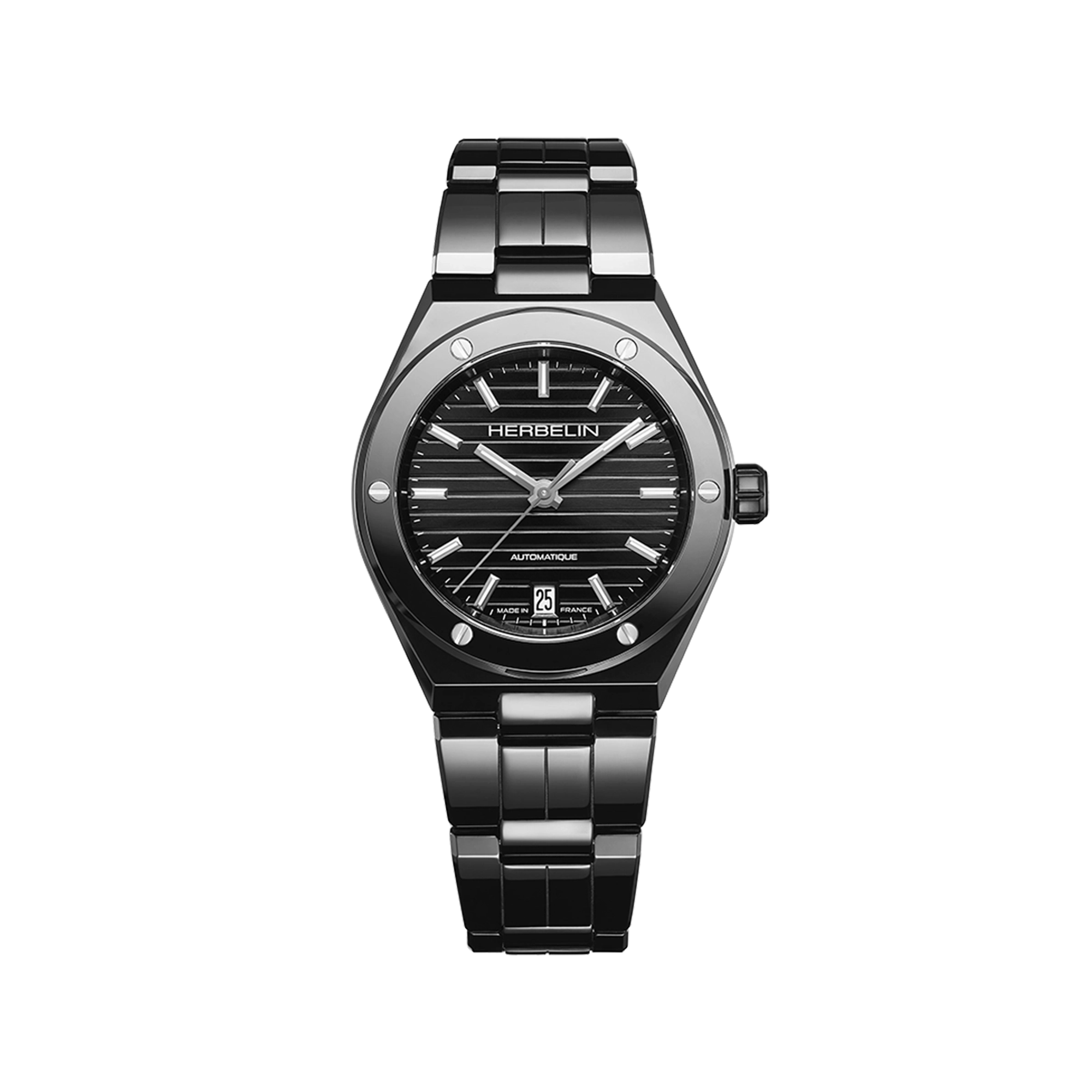 herbelin-cap-camarat-automatique-c-ramique-noir-poli-42-mm-dition-limit-e image 1
