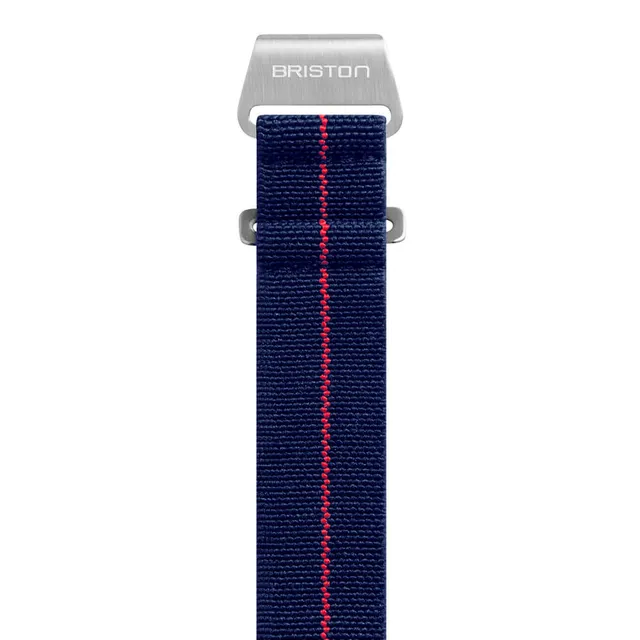 briston-clubmaster-classic-bracelet-parachute-20-mm-bleu-rouge image 1
