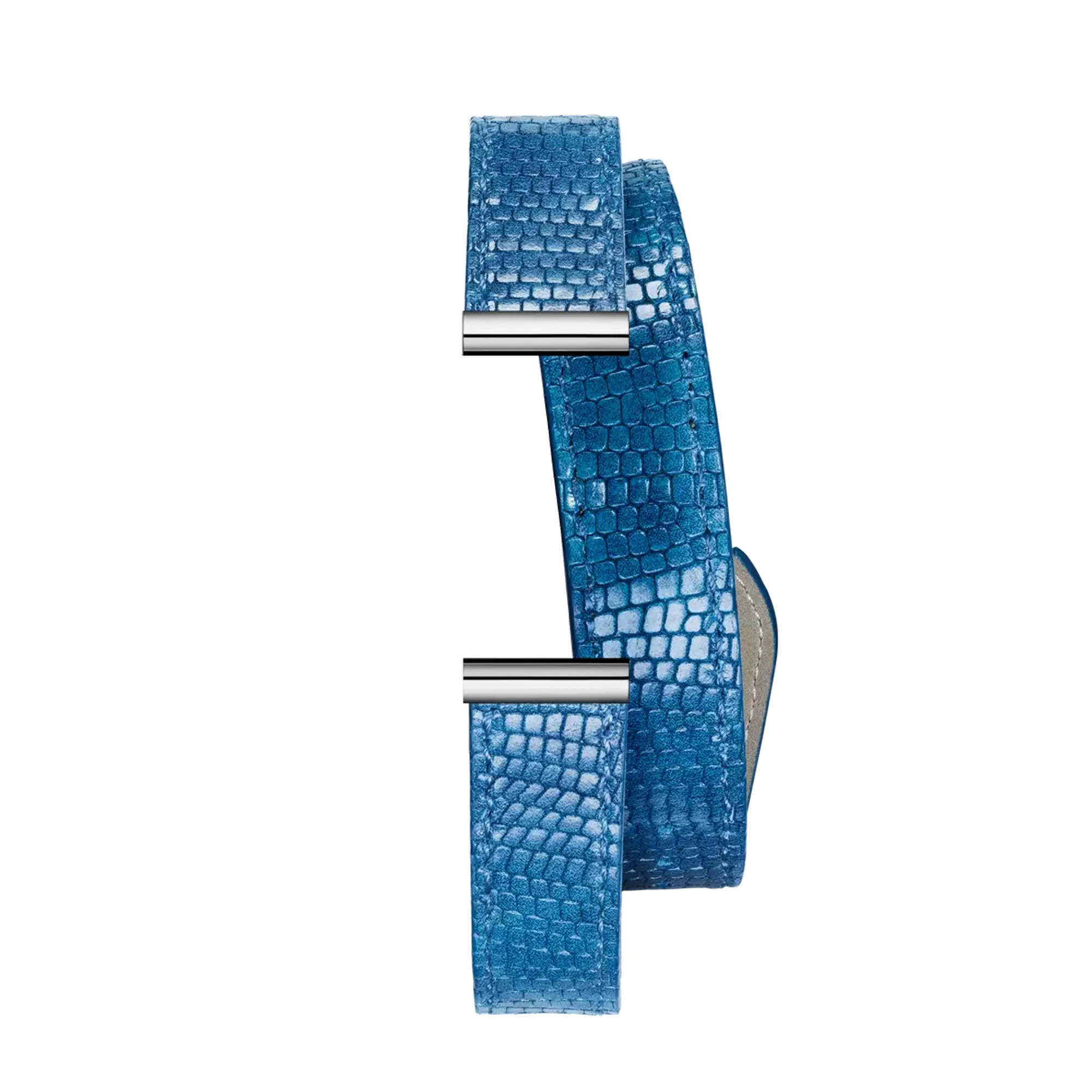 herbelin-antar-s-bracelet-double-bleu-l-zard-cuir-composant-interchangeable image 1
