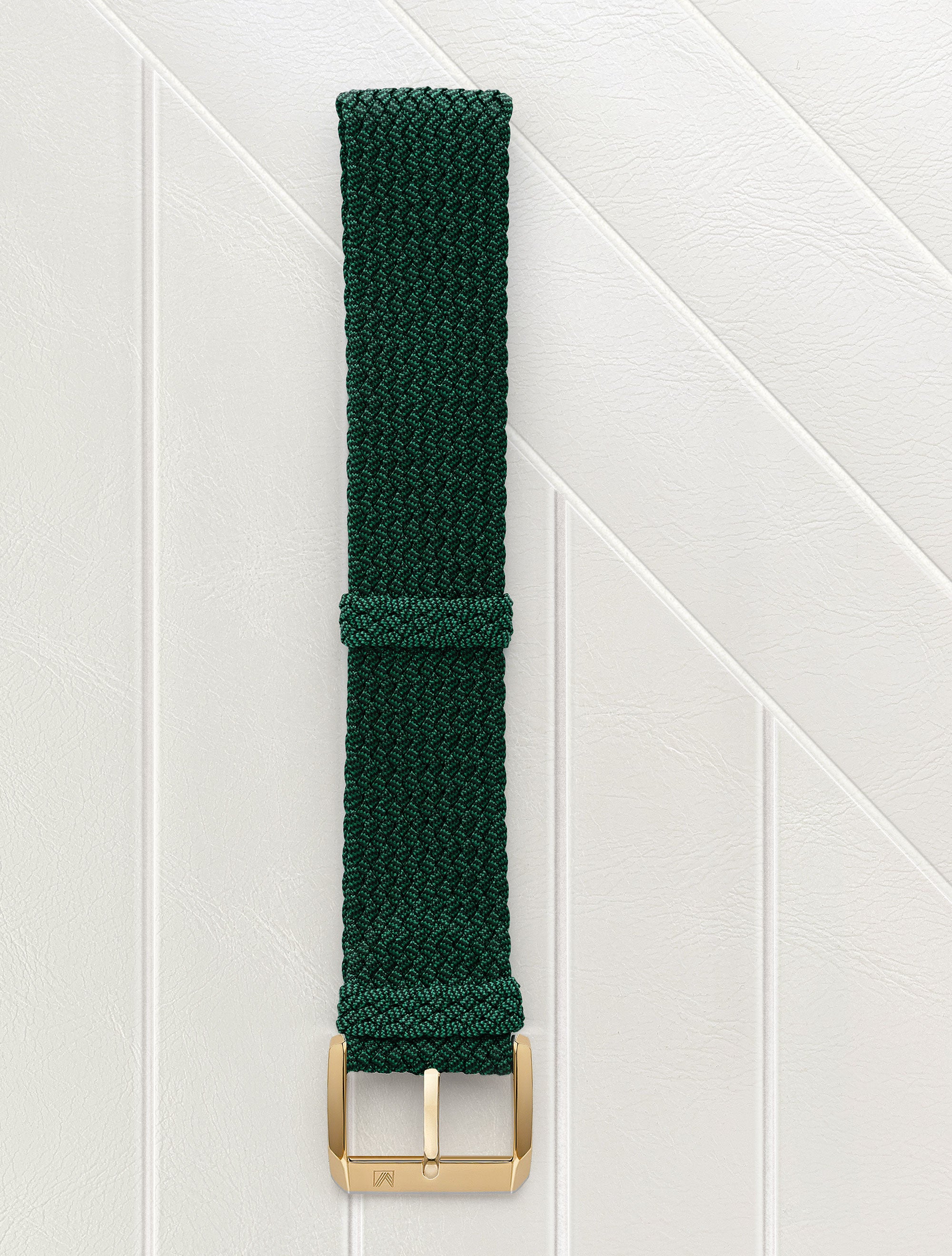 march-la-b-bracelet-tissus-perlon-vert-20-mm-bracelet-interchangeable image 2