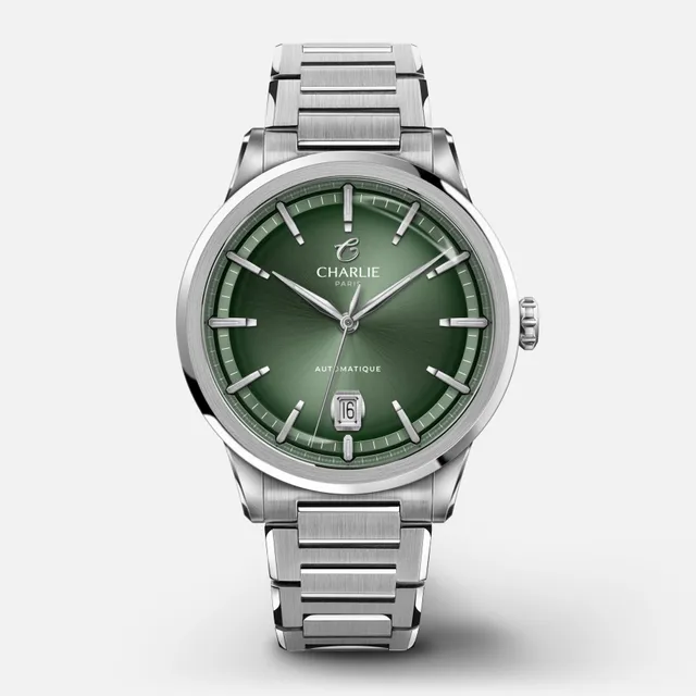 charlie-paris-alliance-sauge-montre-automatique-cadran-vert-soprod-p024 image 1