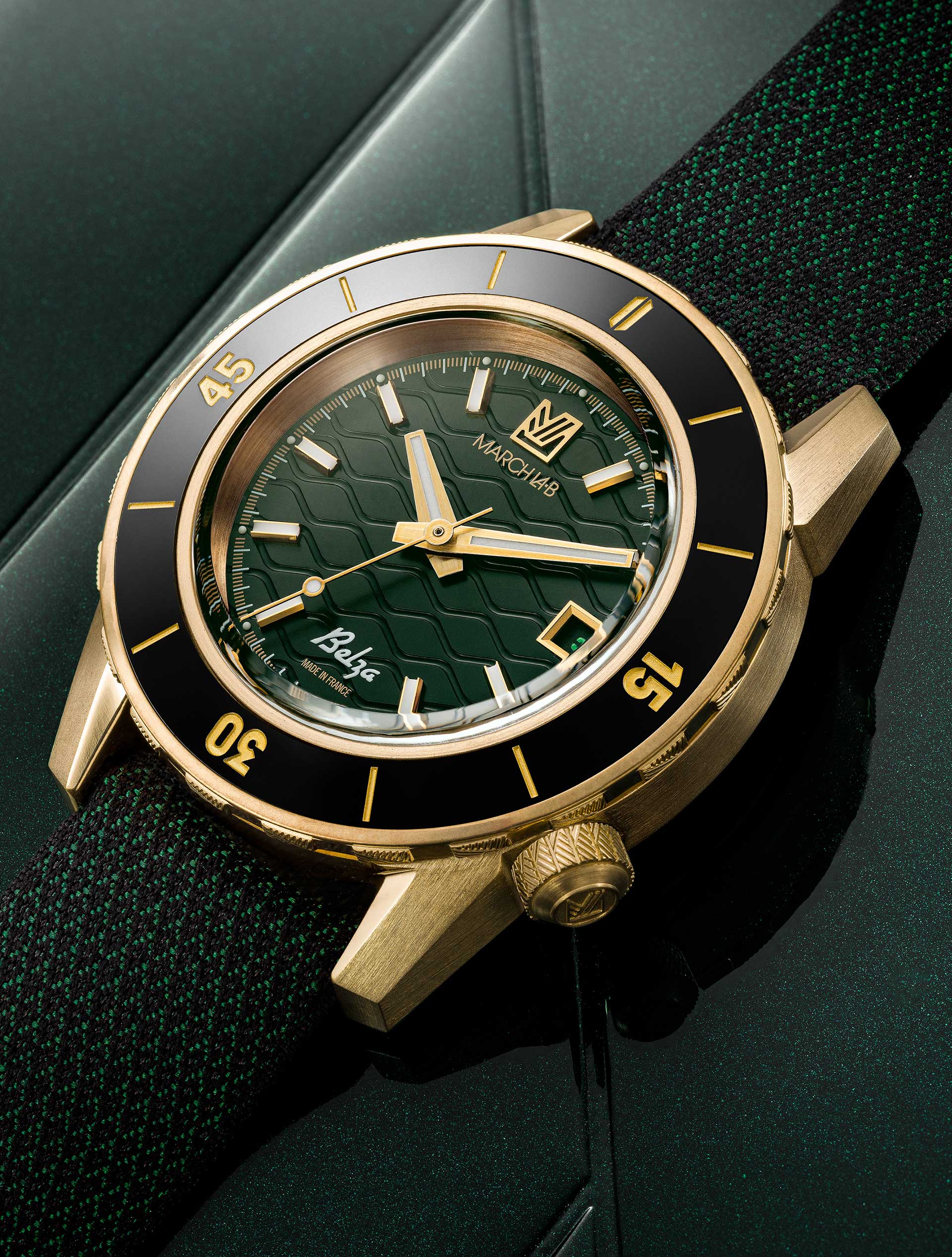 march-la-b-belza-automatique-pack-twin-montre-bronze-cadran-vert image 5