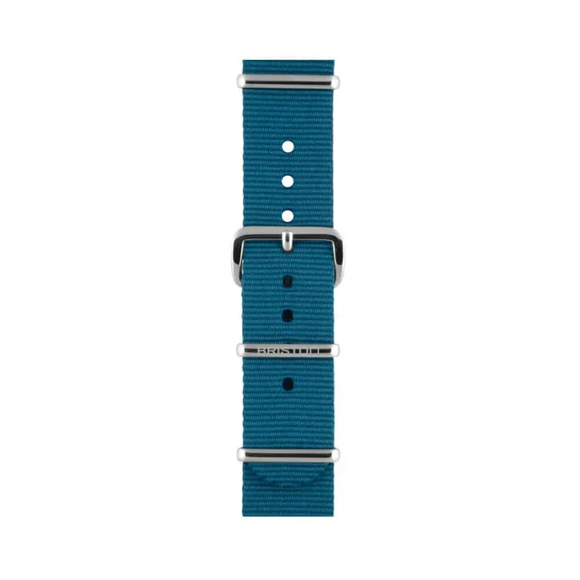 briston-bracelet-type-nato-18-mm-bleu-canard image 1