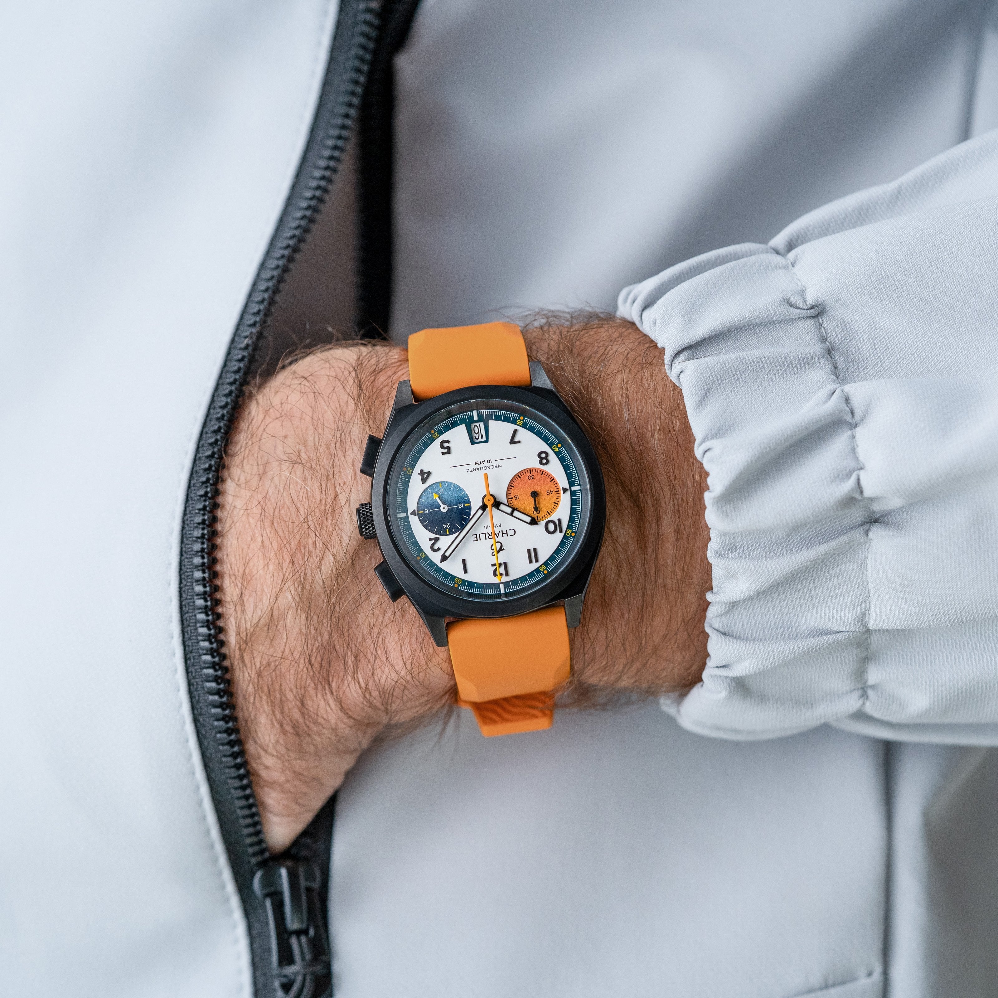 charlie-paris-bracelet-caoutchouc-nbr-20mm-orange image 4