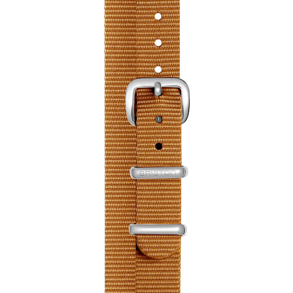 briston-bracelet-nato-nylon-moutarde-12-mm-clubmaster-lady image 1