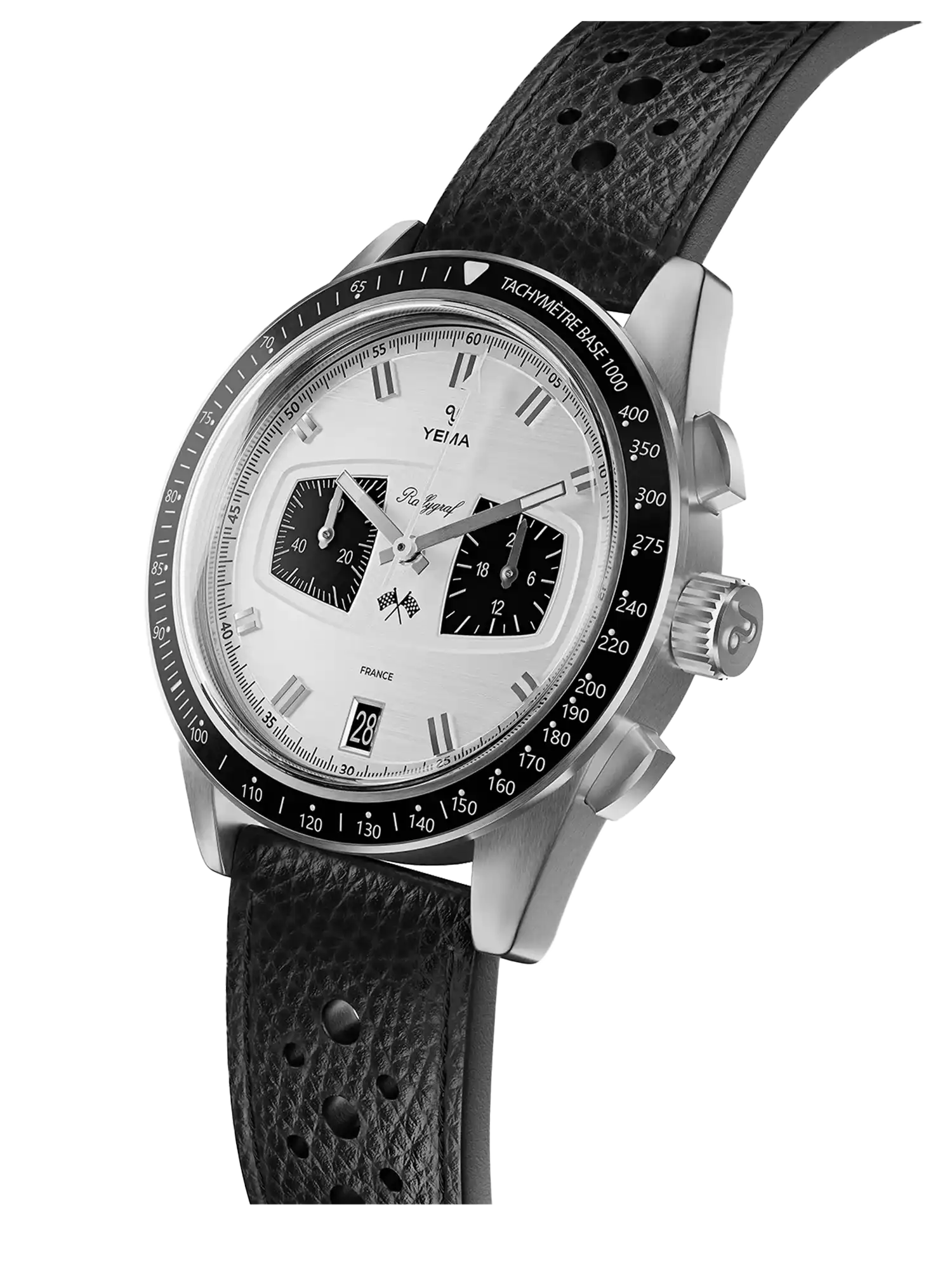 yema-rallygraf-meca-quartz-ii-panda-chronographe-pilote image 2