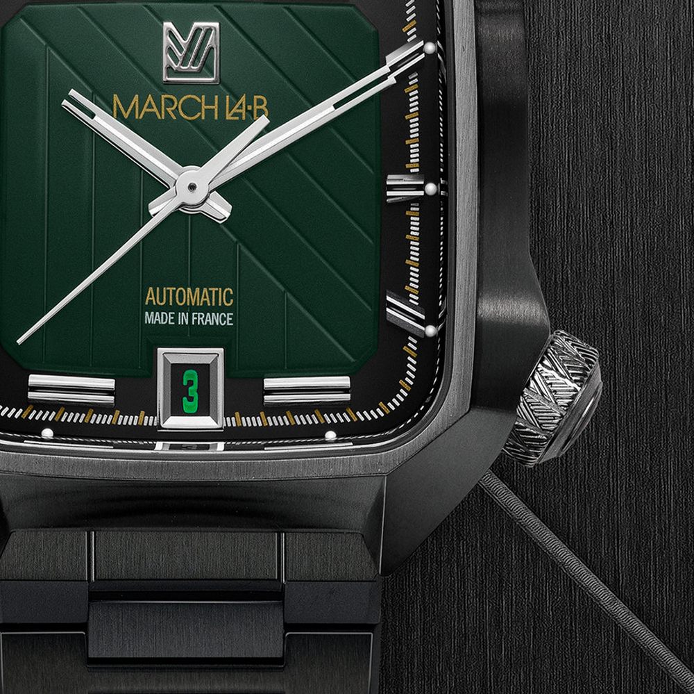 march-la-b-am2-slim-automatique-ultimate-vert-montre-homme-36mm image 5