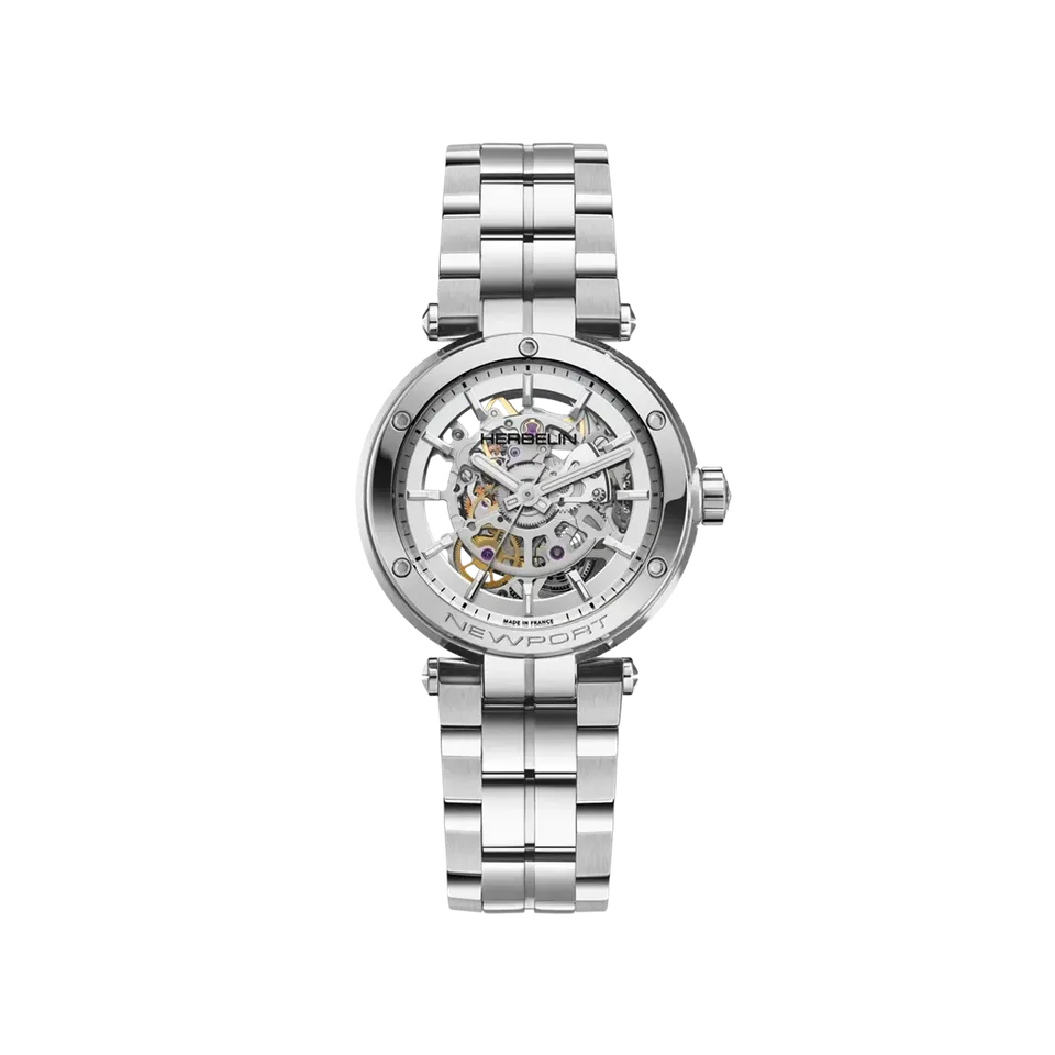 herbelin-newport-squelette-automatique-femme-acier image 1