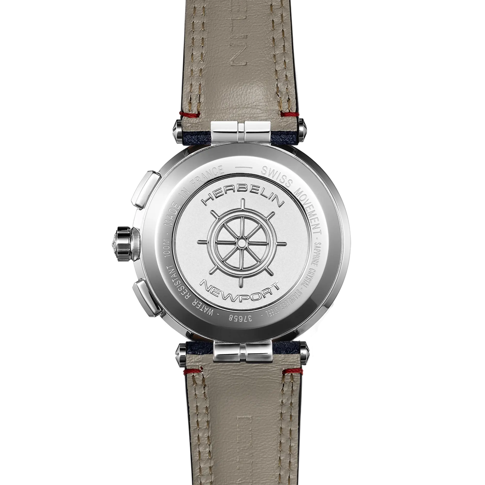 herbelin-newport-chronographe-quartz-textile-bleu-homme image 4