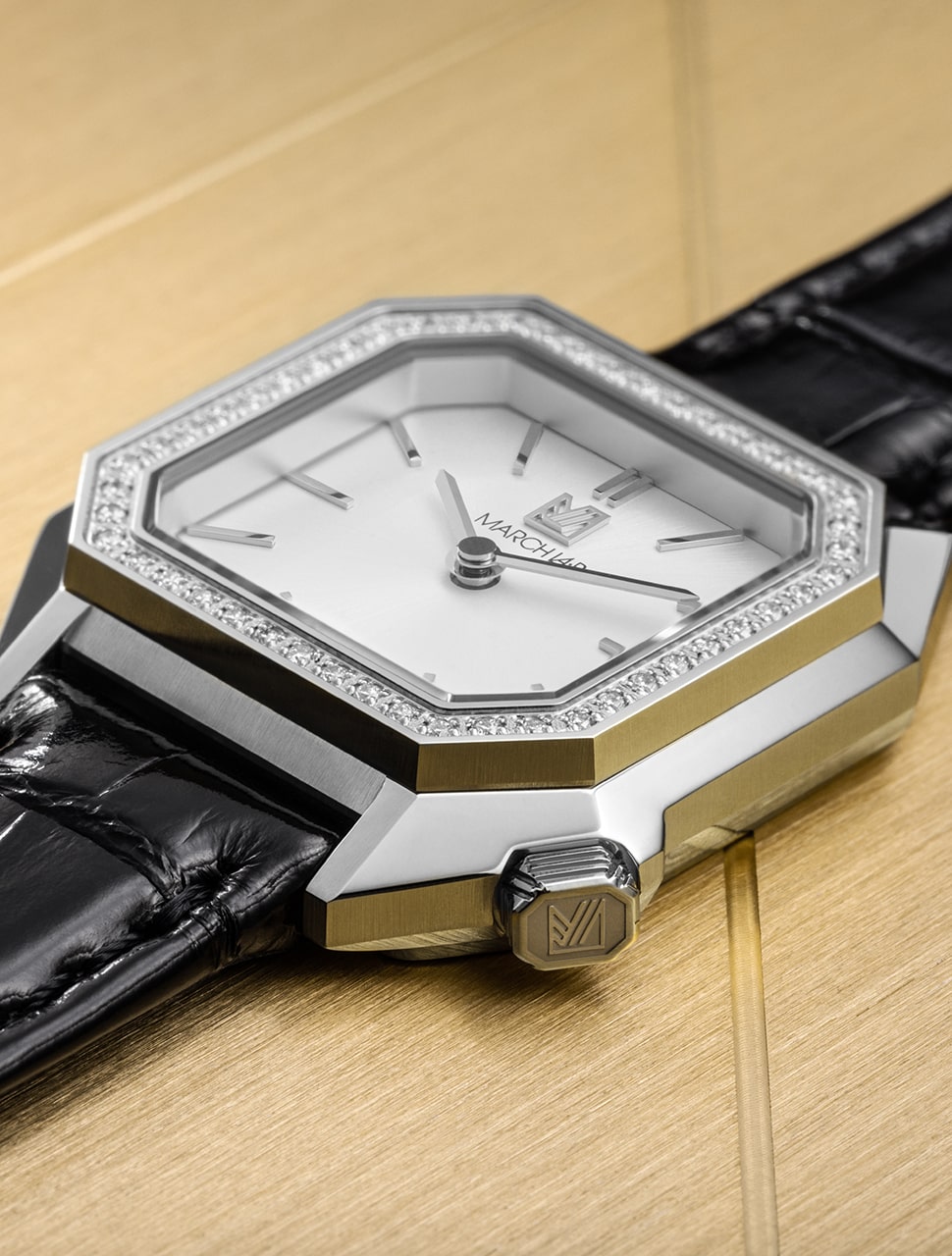 march-la-b-lady-mansart-diamants-acier-montre-femme-26-mm image 4