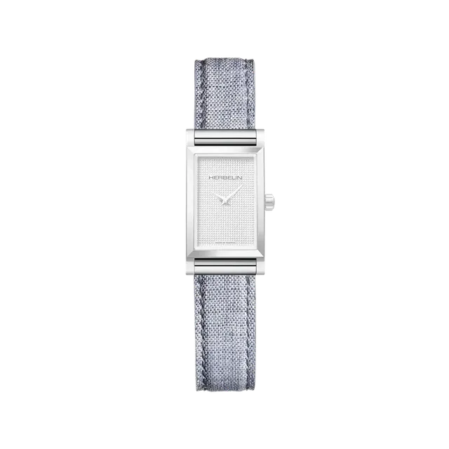 herbelin-antar-s-bracelet-simple-bracelet-montre-textile-lin-bleu image 1