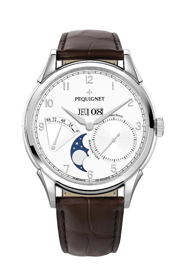 pequignet-royale-grand-sport-argent-opalin-montre-homme-calibre-royal image 1