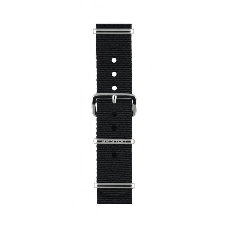briston-clubmaster-classic-bracelet-type-nato-noir-18-mm image 1