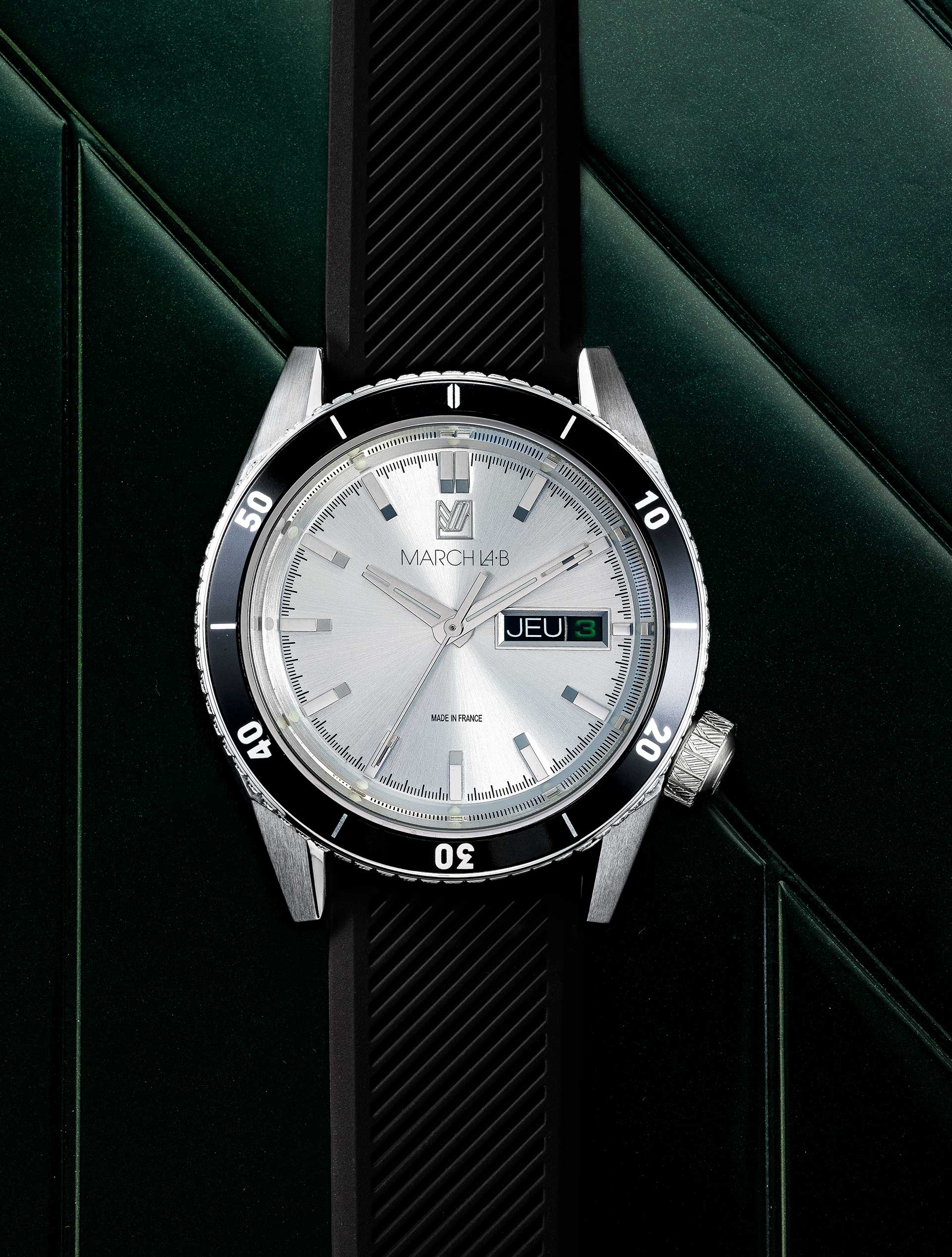 march-la-b-bonzer-electrique-steel-41-mm-montre-de-surf-homme image 2