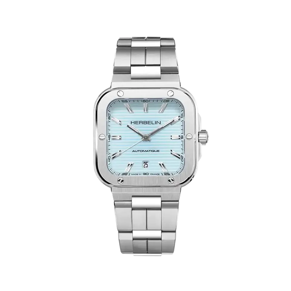 herbelin-cap-camarat-square-automatique-montre-homme-bleu-acier image 1