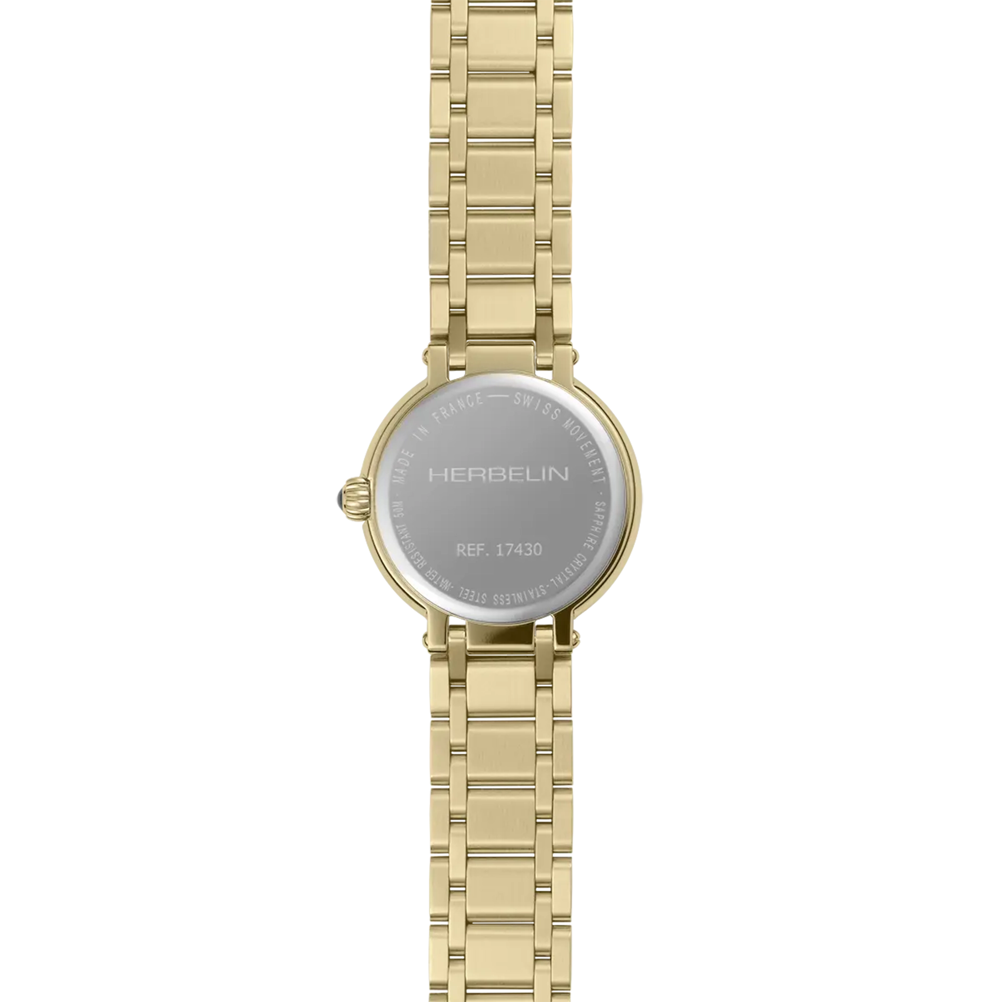 herbelin-galet-quartz-femme-pvd-or-jaune-bo-tier-acier-28-mm image 3