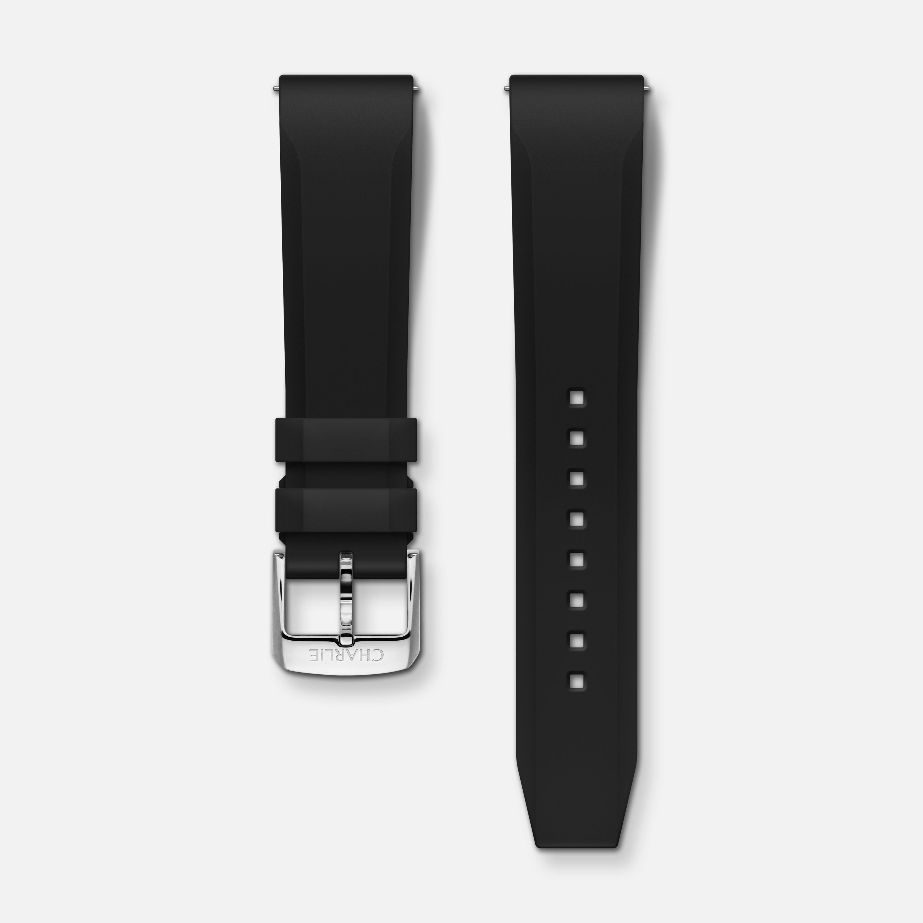 charlie-paris-bracelet-caoutchouc-nbr-20mm-noir image 1