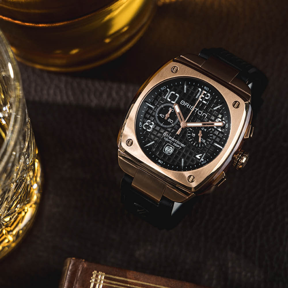 briston-streamliner-urban-chrono-42-mm-gold-noir image 3
