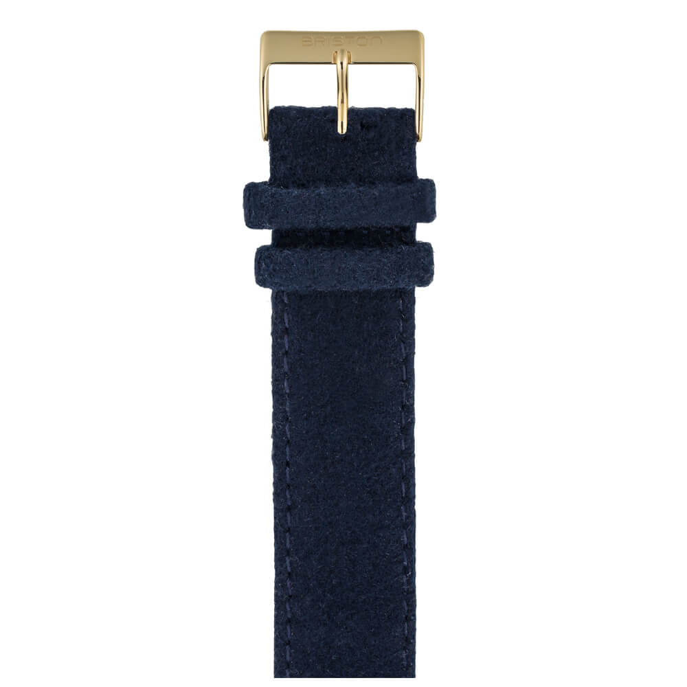 briston-bracelet-flanelle-20-mm-bleu-marine-clubmaster-classic image 2