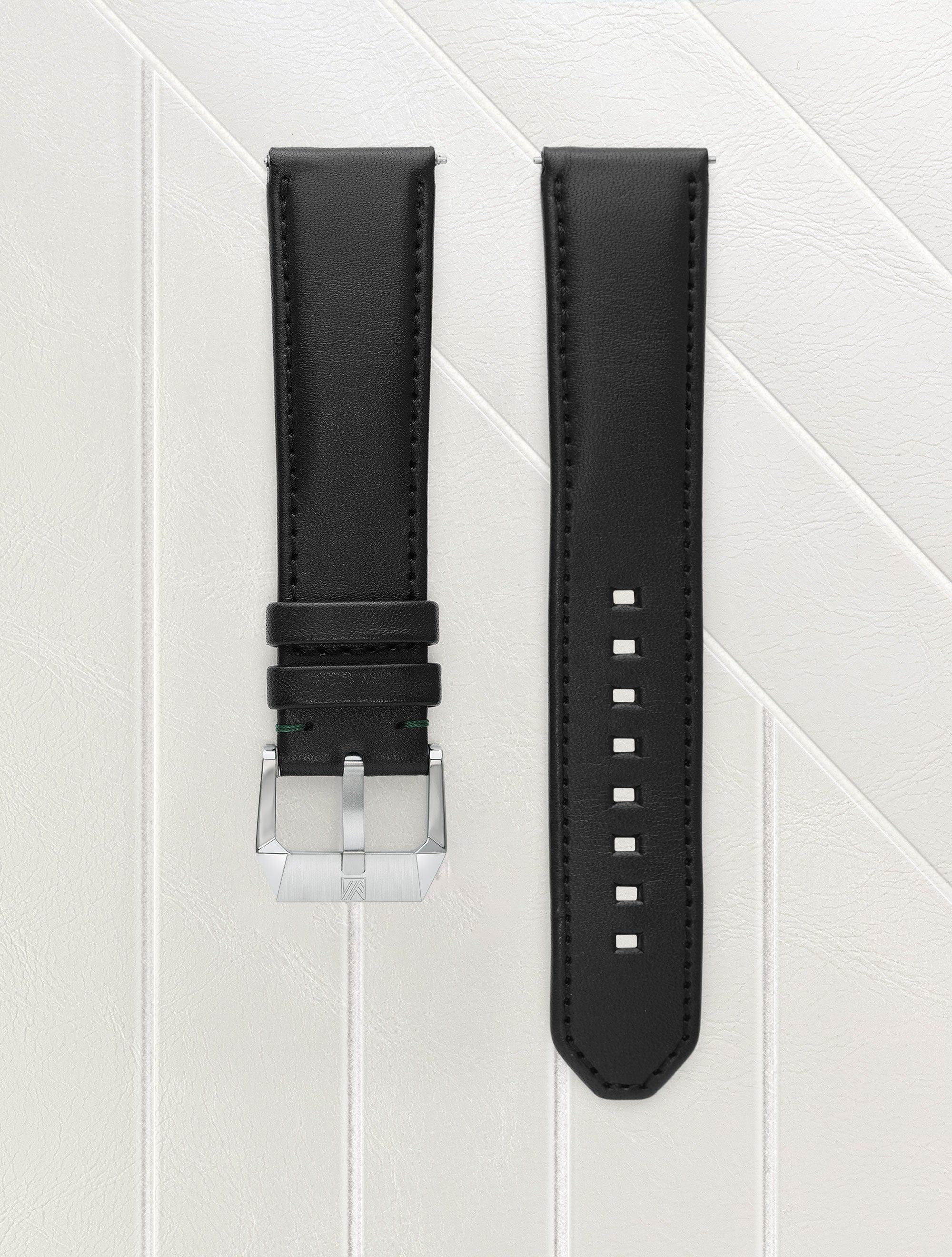 march-la-b-bracelet-collet-v-g-tal-noir-22mm-pour-am2 image 1