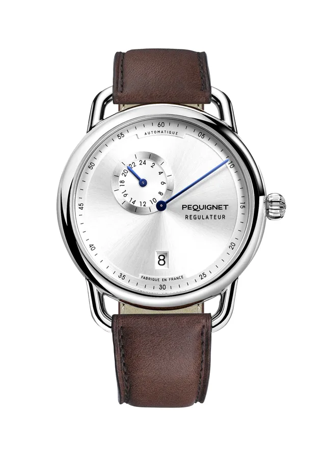 pequignet-equus-origine-montre-homme-r-gulateur-cadran-argent-soleill image 1