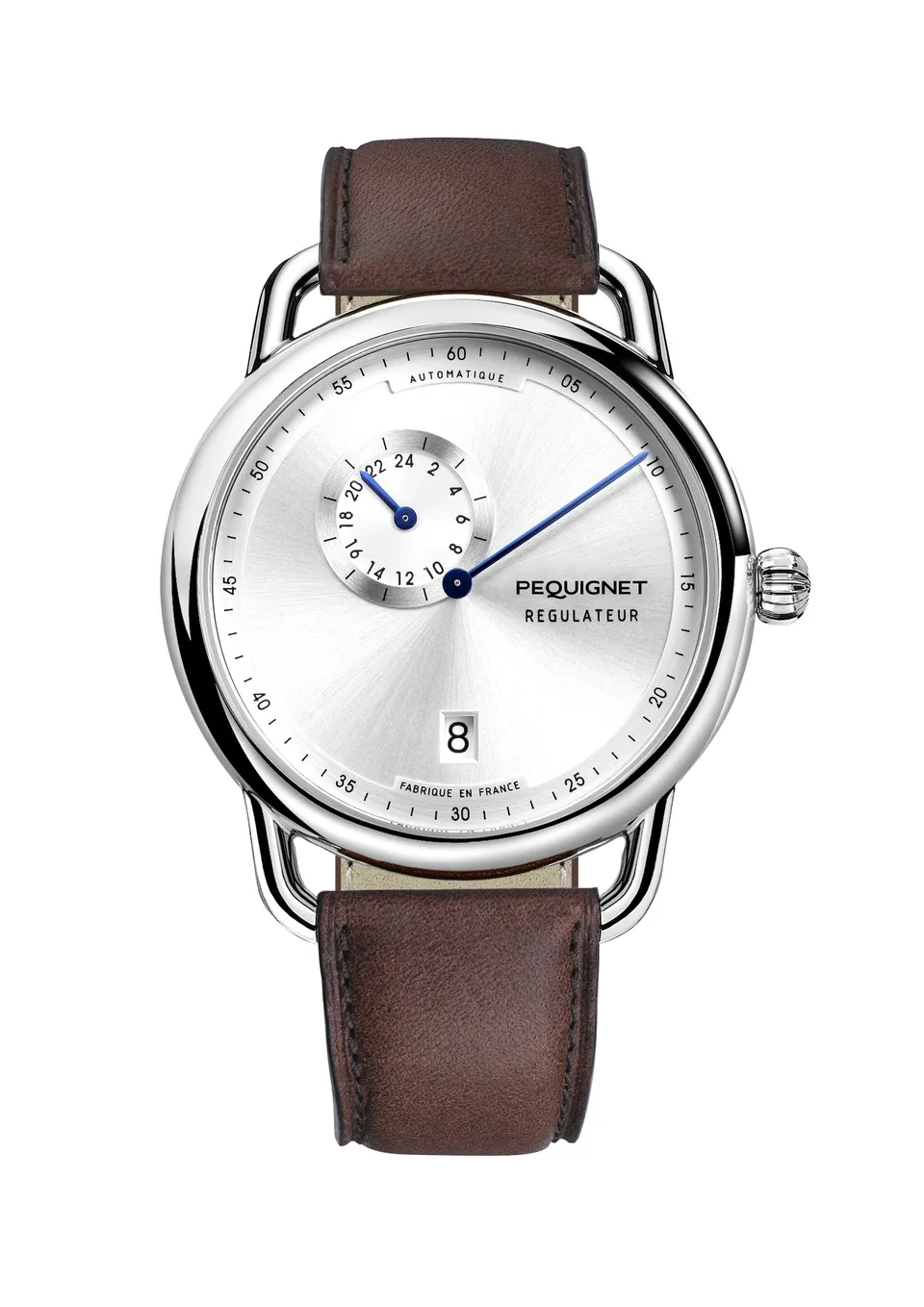 pequignet-equus-origine-montre-homme-r-gulateur-cadran-argent-soleill image 1