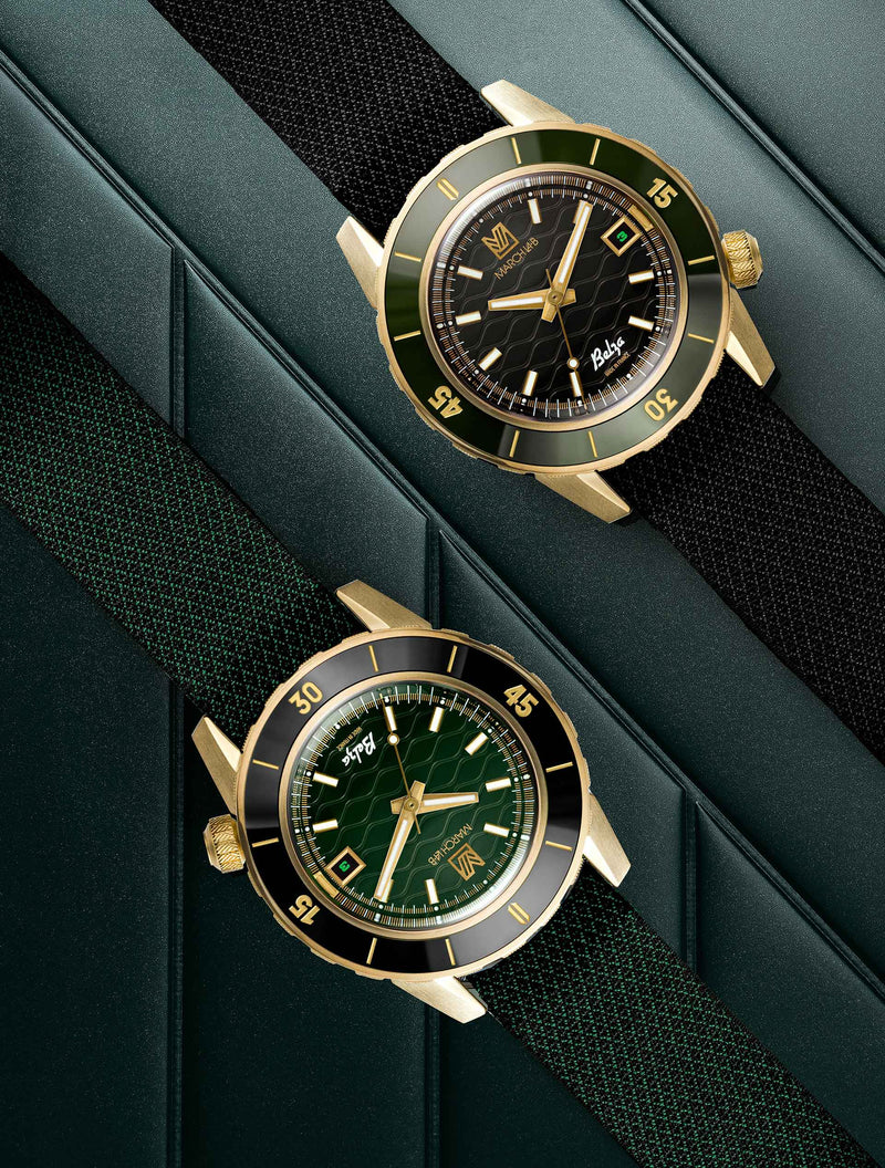 march-la-b-belza-automatique-pack-twin-coffret-montre-bronze-30-atm image 8