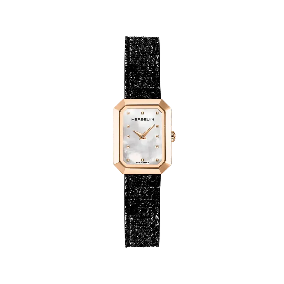 herbelin-octog-ne-montre-quartz-nacre-pvd-or-rose-femme image 1