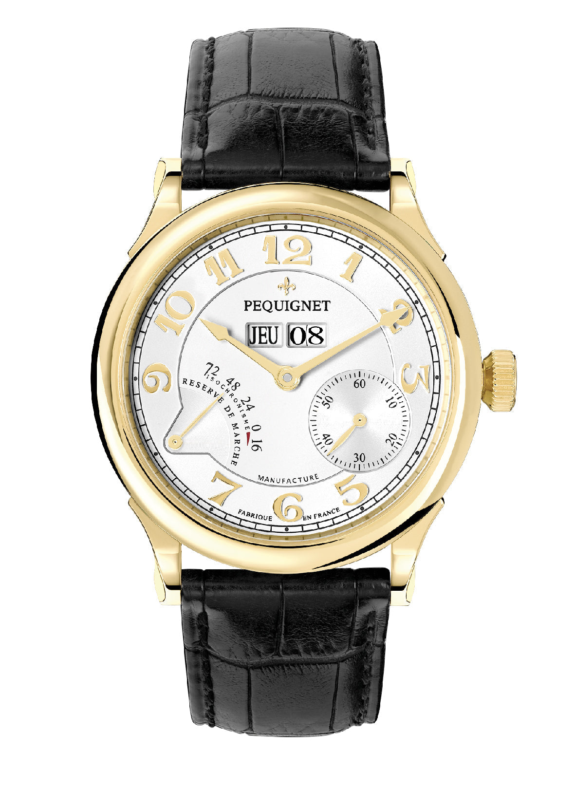 pequignet-royale-paris-or-jaune-cadran-opalin-grande-date image 2