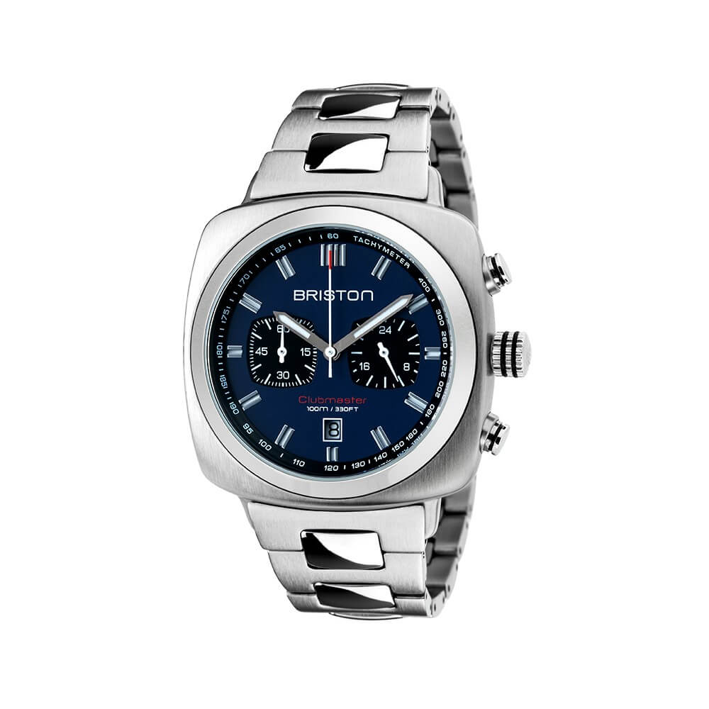 briston-clubmaster-sport-bracelet-acier-20-mm-poli-bross image 2
