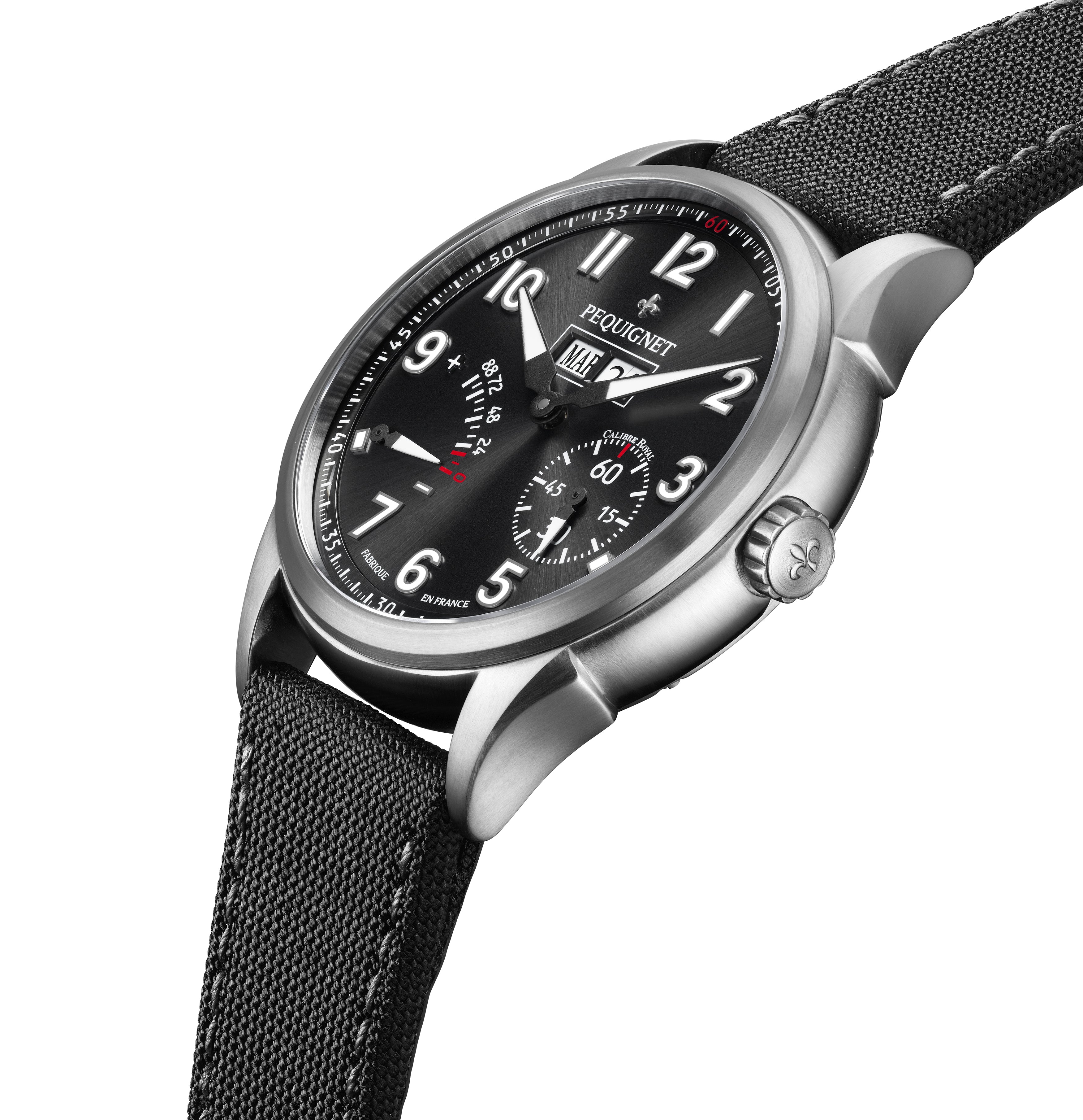 pequignet-royale-titane-montre-homme-pilote-44-mm-calibre-royal-petite-seconde-e image 3