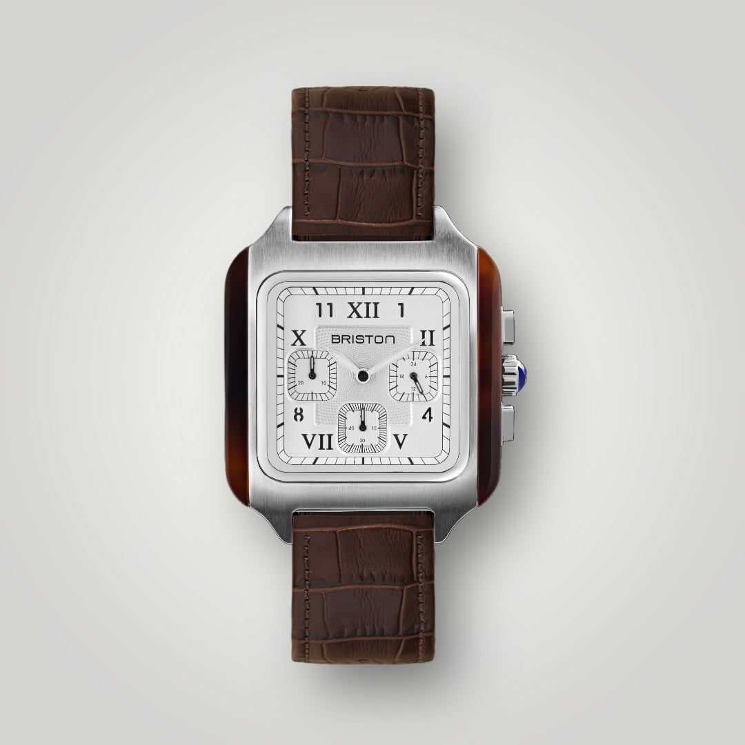 briston-bracelet-cuir-luxury-marron-mat-20-mm image 2