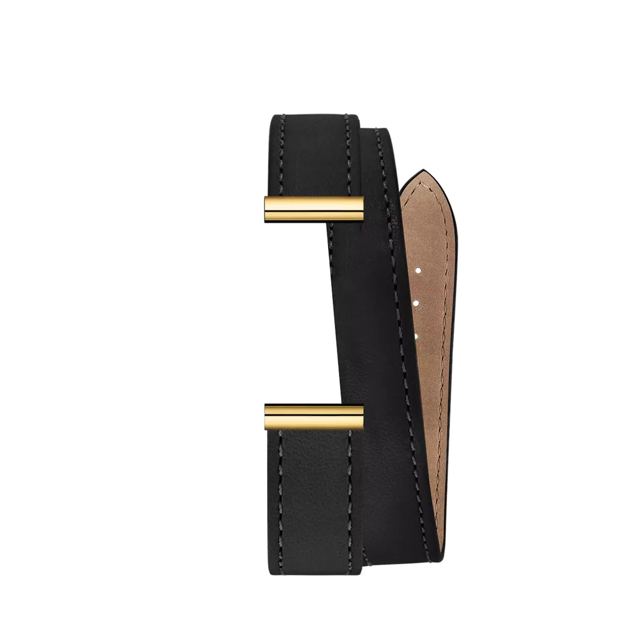 herbelin-antar-s-bracelet-double-tour-cuir-nappa-soft-noir-composant-seul image 1