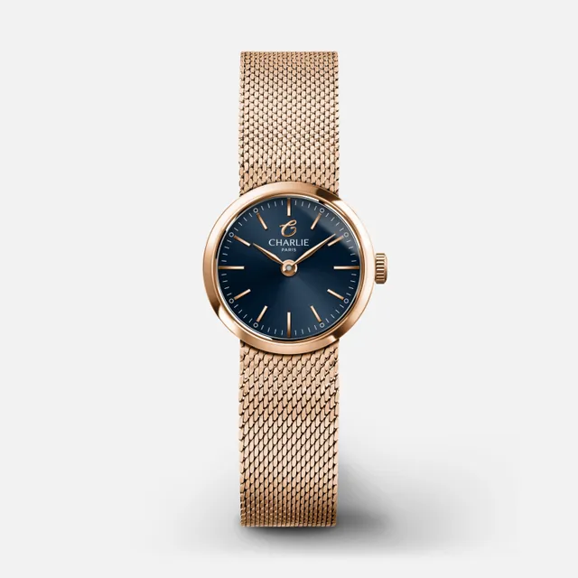 charlie-paris-sully-mini-montre-femme-dor-bleu-24-mm image 1