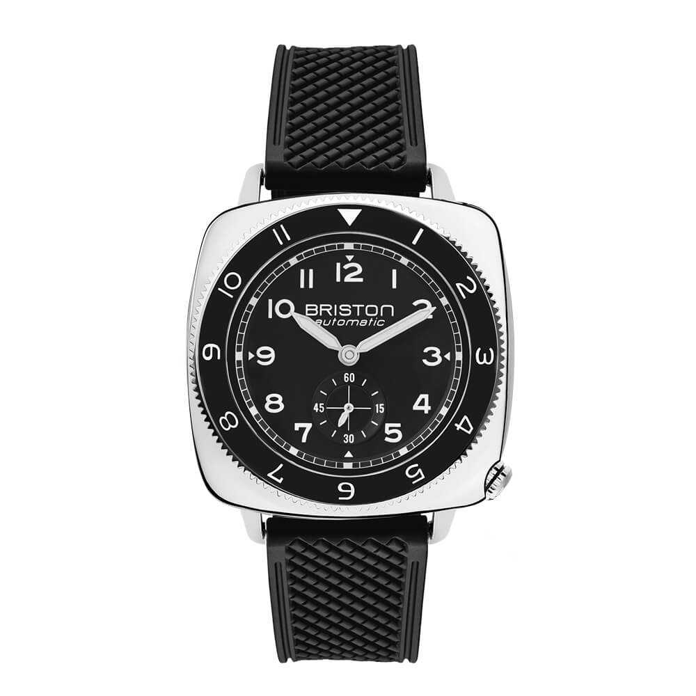 briston-clubmaster-legend-petite-seconde-automatique-39-mm-noir-acier-fkm image 1