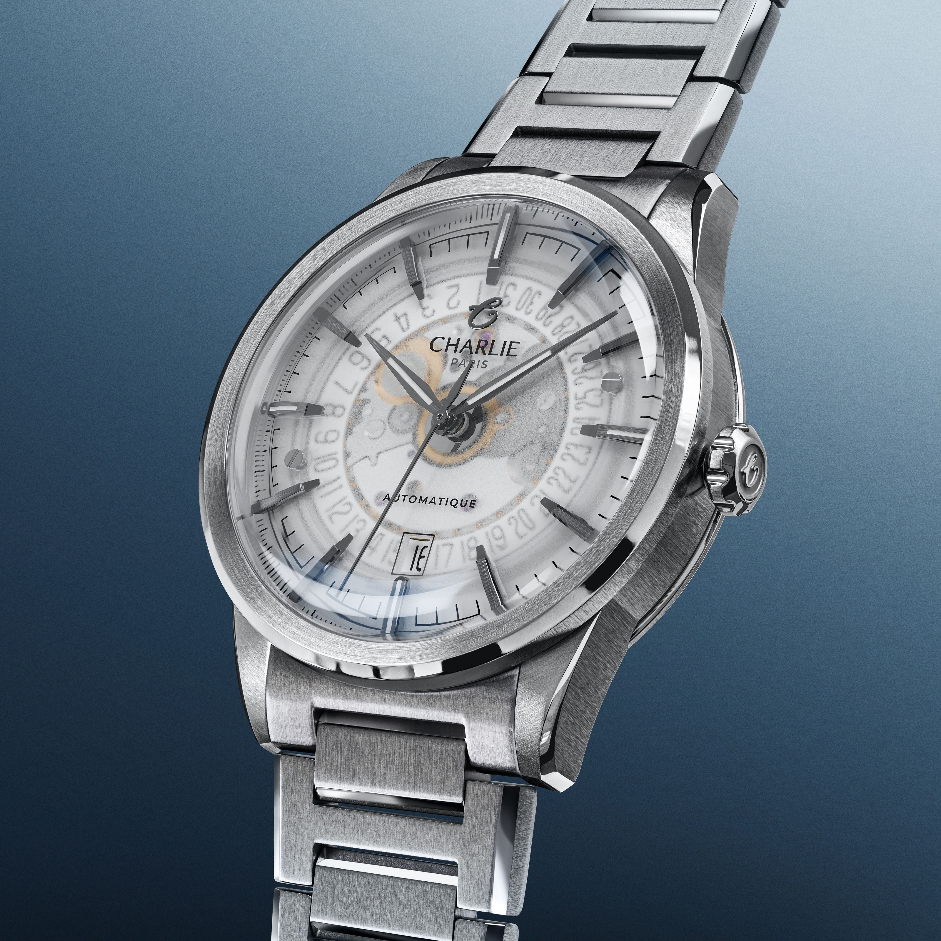 charlie-paris-alliance-saphir-blanc-39-5mm-montre-squelette-automatique image 2