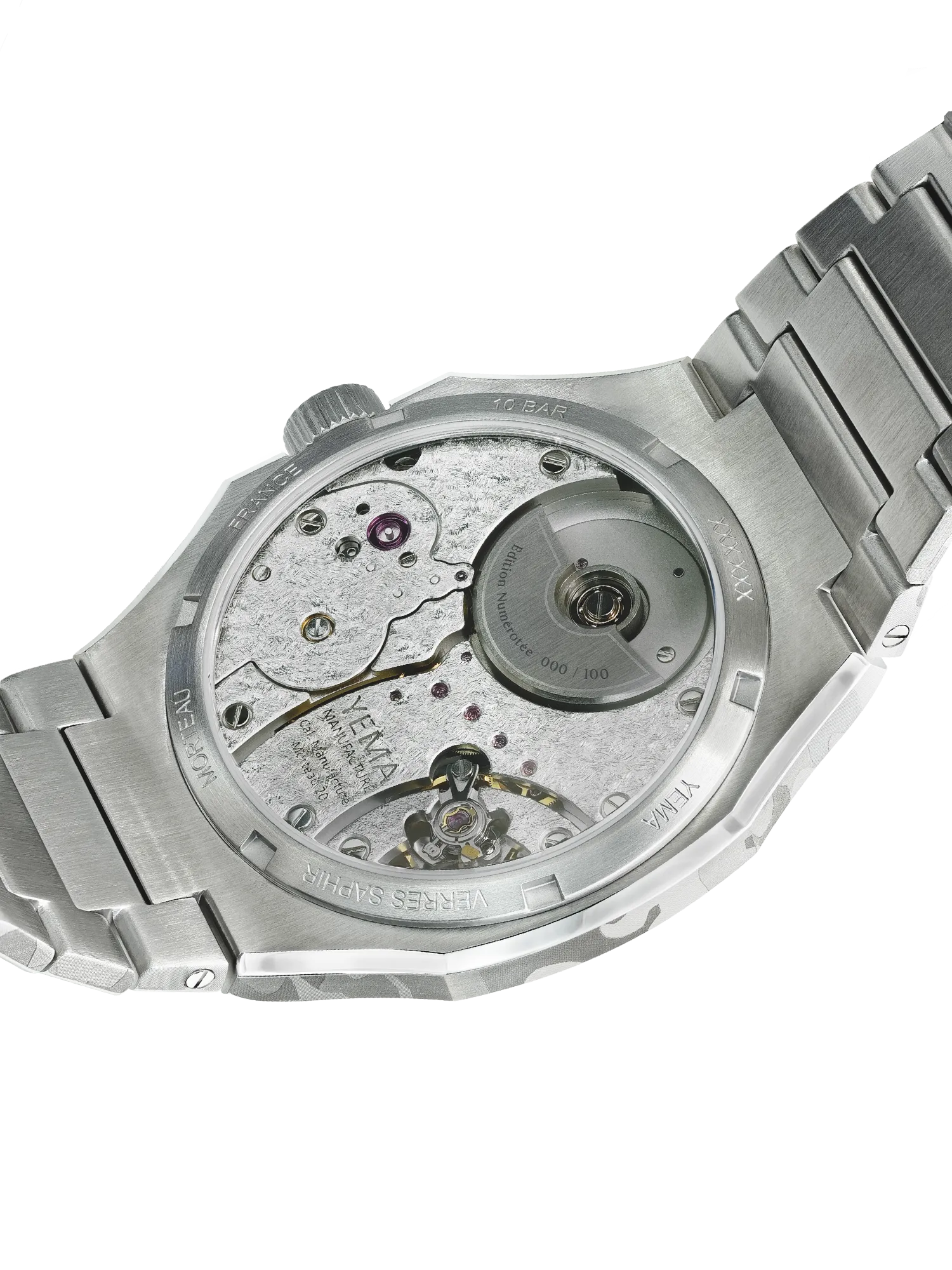yema-wristmaster-slim-small-seconds-cmm-29-camo-dition-sp-ciale-montre image 2